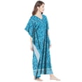 thumbnail image 3 of eloria Floral Printed Women's Oversized Maxi Kimono Kaftan Caftan Summer Beach Dress, 3 of 5