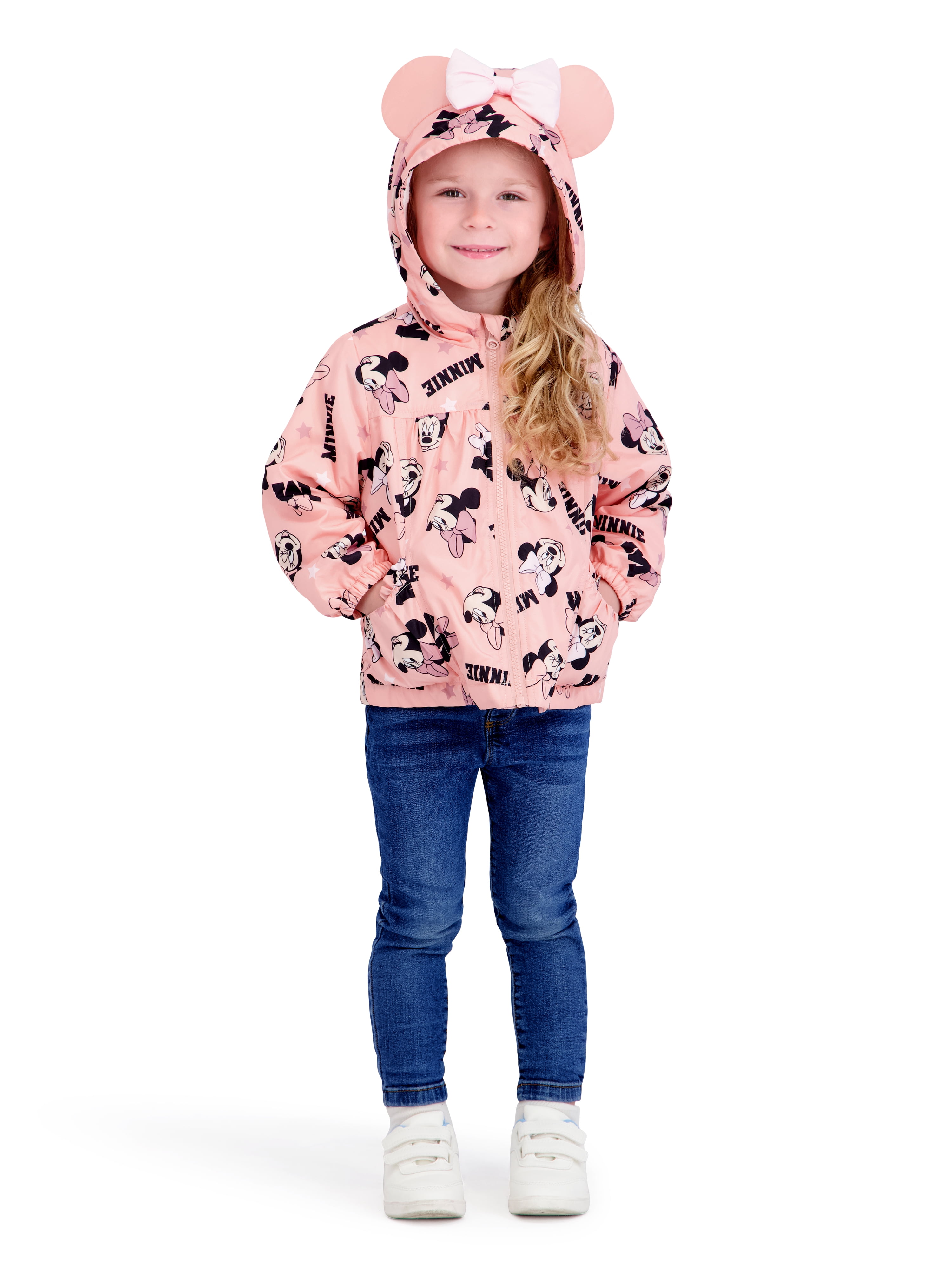 Character Toddler Girl Jacket with Hood and Ears, Sizes 12M-5T