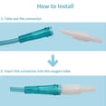 thumbnail image 6 of CINOCA 5PCS Oxygen Tubing Swivel Connector Supply for Home Oxygen, 360 Degree Swivel, Avoid Tube Tangles, Oxygen Concentrator Accessories, 6 of 7