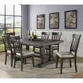 thumbnail image 2 of Steve Silver Napa Dusky Cedar Brown 7-Piece Wood Dining Set, 2 of 10