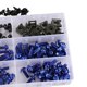 thumbnail image 3 of 173 piezas de pernos de de motocicleta M5 M6 Tornillos de parabrisas Sujetadores Se la la adaptaciónción a para la mayoría de motocicletas Llaves Azul DYNWAVEMX Pernos de carenado, 3 of 4