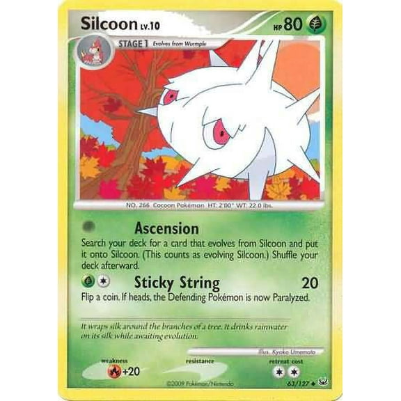 Pokemon Platinum Uncommon Silcoon #63