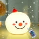 thumbnail image 4 of Navidad Muñeco De Nieve Niños Luz De Noche 7 Colores Cambiantes Led Lámpara De Noche Para Guardería Bebé Grifo Luz Niños Habitación Decoración Regalo Regalos Para Niños Niñas Methold HA038083-00, 4 of 6