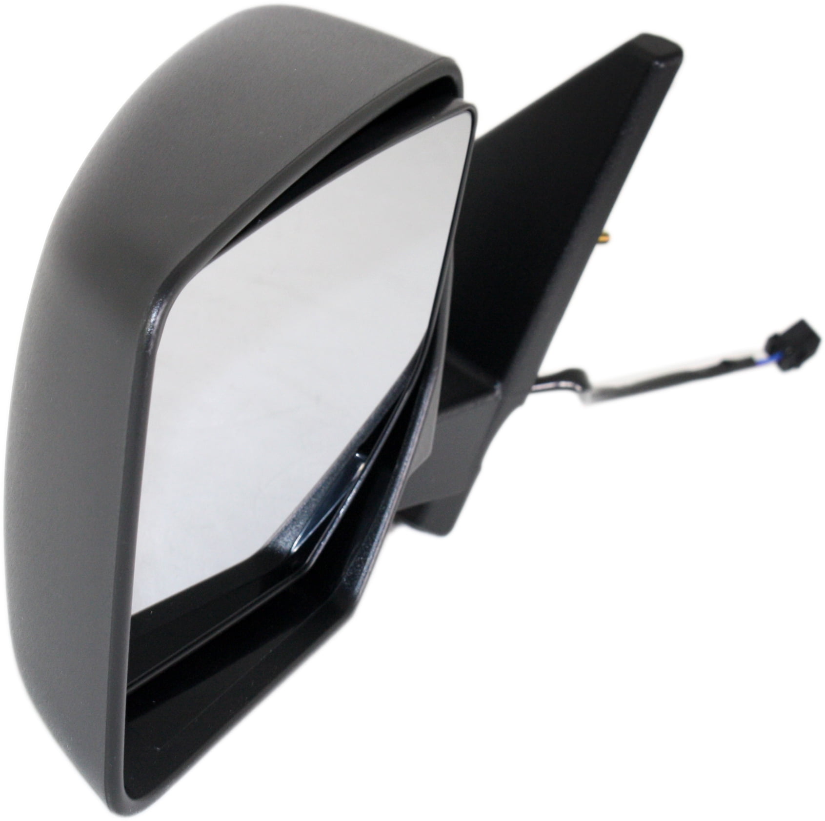 Mirror Compatible With 2007-2017 Jeep Patriot Left Driver Side Textured Black Kool-Vue