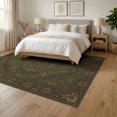 thumbnail image 3 of ODIKA 6'x9' Washable Area Rug Non-Slip, Easy Care, Ornate Floral Border Classic Symmetrical Decorative Cottagecore Style for Family Room, Living Room, Master Bedroom, 3 of 7