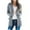 Gray, variant on Womens Open Front Knit Cardigan Casual Twist Cable Long Sleeve Sweater Coat Solid Loose Outerwear Cardigans with Pockets