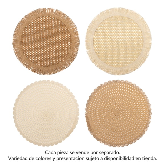 Mantel Prichos Individual Circular 1 Pieza