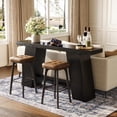thumbnail image 6 of Finmind 70.8-Inch Long Black Console Table for Entryway, Narrow Modern Sofa Table for Entry, Hallway, Behind Couch, Living Room, Foyer, Entrance, Front Door, 6 of 7