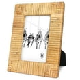 thumbnail image 1 of Marco de fotos HUAXIN CRAFT H de ratán, 5 x 7 pulgadas, madera natural, 1 of 7