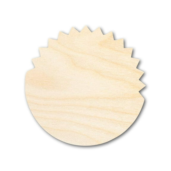 Unfinished Wood Scrubbing Sponge Shape 3" / 1/4"