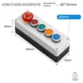 thumbnail image 1 of Push button switch control box 22mm inching with button waterproof and dustproof, 1 of 6