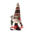 thumbnail image 3 of FEOLGEHLY Christmas Gnomes Plush Doll, Handmade Knitted Xmas Scandinavian Tomte Elf Dwarf for Home Desk Shelf Fireplace Tiered Tray Table Centerpieces Winter Holiday Christmas Decorations Indoor, 3 of 6