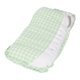 thumbnail image 2 of Comfortable and versatile baby pillow in soft cotton, breathable, corrects flat head, grass green, 2 of 5