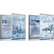 2 Disc Set Christmas Dvd Pack - Snowfall With Snow And Winter Wonderland Combo - Beautiful In White Nature Videos