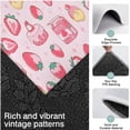 thumbnail image 3 of Strawberry Plants Fruit Dessert Milk Kitchen Rugs Sets Of 3,Kitchen Runner Rugs Non Skid Washable,Decorative Kitchen Floor Mats for Kitchen,Sink,Laundry,17"x30"+ 17"x47" + 17"x59", 3 of 6
