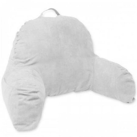 Living Healthy Products J 12 Grey Microsuede Bedrest Pillow 44