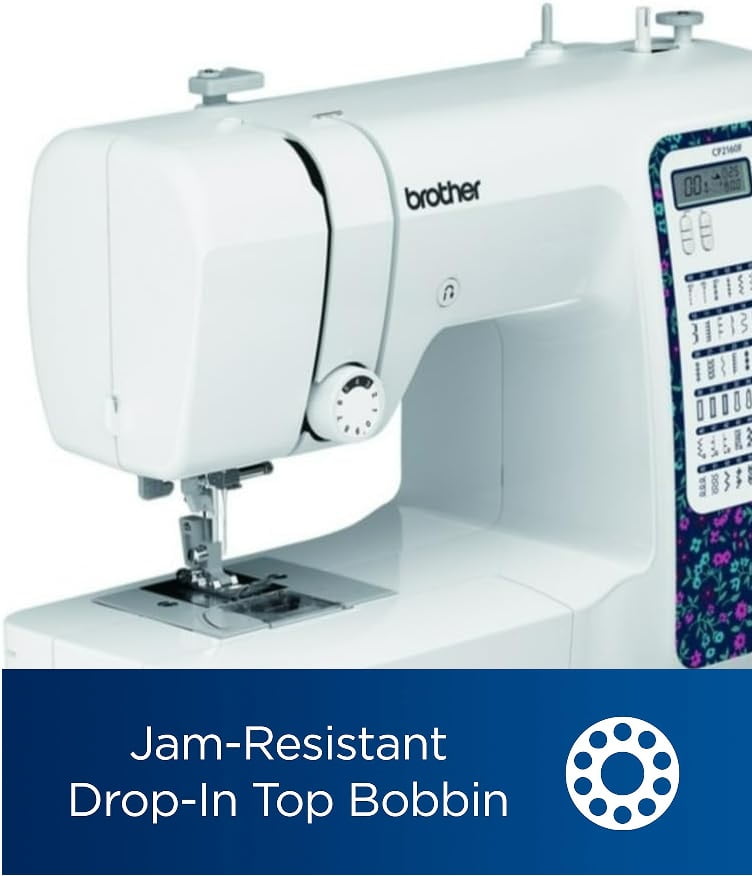 Brother CP2160F Computerized Sewing Machine with 60 Built-In Stitches, LCD Display, 7 Included Feet, and SA520 Water Soluble Stabilizer