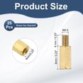thumbnail image 2 of Uxcell Brass Hex Standoff, PCB Motherboard Spacer Screws for Drone Quadcopter Computers M2.5 x 6mm+6mm, 2 of 7
