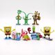 thumbnail image 2 of NC - Juego de 12 decoraciones de acuario con diseño de Bob Esponja, 2 of 3