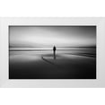 thumbnail image 1 of Pascual Buye, Santiago 24x16 White Modern Wood Framed Museum Art Print Titled - Walking to nowhere, 1 of 4