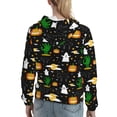 thumbnail image 7 of Wukai Halloween Print Womens Hoodies Fleece Sweatshirts Long Sleeve Sweaters Pullover Fall Outfits Winter Clothes-Large, 7 of 7