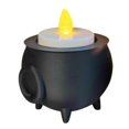 thumbnail image 4 of Cauldron Tea Light Holder Halloween Spooky 3D Printed Black Witch Jar Candle Holder Festival Partys Desktop Decoration A, 4 of 5