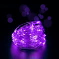 thumbnail image 5 of Yalin 2 Pack Battery Operated Dewdrop Led Lights,Mini Fairy Lights With Timer Function,For Home Parties Christmas/Halloween Holiday Decoration,6 Hours on/18 Hours Off ,30 LEDs,10 Feet (Purple), 5 of 6