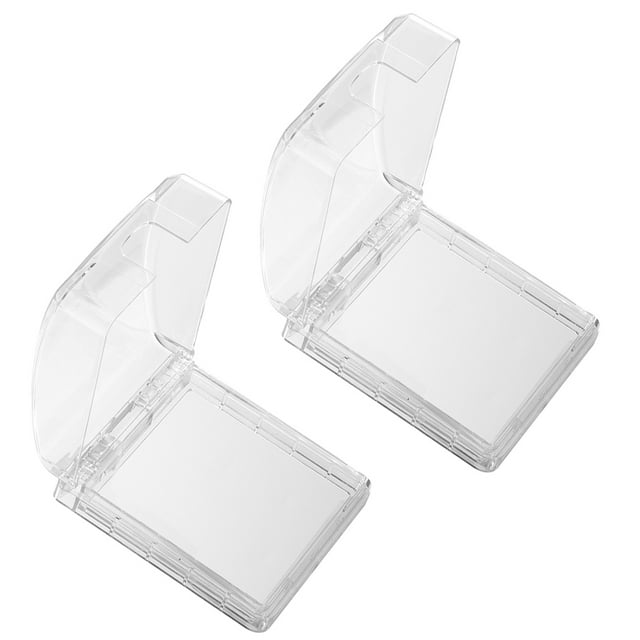 Homoyoyo 2 Pcs Boîte de Protection Anti-Éclaboussures pour Applique Murale pour Restaurant Balcon Matériau PC Forme Carrée