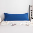 thumbnail image 6 of Kelnaro 20x54 Inch Royal Blue Pure Cotton Body Pillowcase, Hypoallergenic Ultra Soft Breathable Body Pillow Cover, 6 of 6