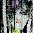 thumbnail image 2 of Atelier B Art Studio 15x15 Black Ornate Wood Framed with Double Matting Museum Art Print Titled - Abstract Colorful Woman Face, 2 of 4