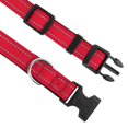 thumbnail image 3 of Reflective Dog Collar, Adjustable Soft Neoprene Padded Nylon Pet Collars with Buckle for Small Dogs, Navy Blue,S, 3 of 6