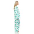 thumbnail image 3 of Lati Fashion Women Pajamas Set Pants and Top Long Sleeve, 2-Piece Female Pajamas Set Green XXL, 3 of 4