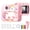 Pink, variant on This print camera features a 3-second quick shot,dual cameras,16x zoom,and 1080P HD video recording.It also comes with fun filters,making it an ideal Christmas/birthday gift for children aged 3-12