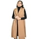 thumbnail image 4 of Chaleco largo con cinto Roman Fashion /Juvenil, 3018 (Cafe) cafe M, 4 of 5