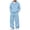 Sky Blue #28, variant on DORKASM Men's Full Zip Hooded Sweatshirt and Casual Athletic Jogger Tracksuit Set Orange 3XL