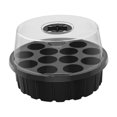 thumbnail image 3 of simhoa 13 Cells Seedling Starting Tray Germination Tray with Vents 8x5inch Mini Greenhouse Starter Tray for Fruits, Tomatoes Black, 3 of 10
