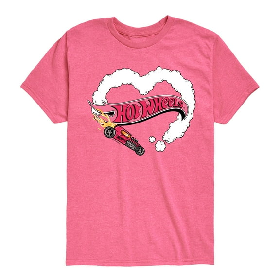 Hot Wheels - Burnout Heart - Toddler & Youth Short Sleeve Graphic T-Shirt