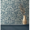 thumbnail image 2 of Advantage Marlow Dark Blue Bird Vine Wallpaper, 2 of 4