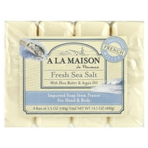 A La Maison Bar Soap, 4 Bars, Frsh Sslt - 4/3.5 oz
