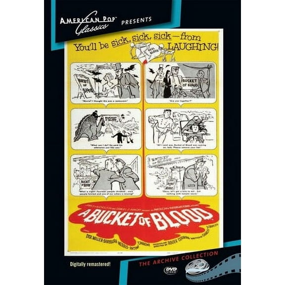 A Bucket of Blood (DVD), American Pop Classic, Horror