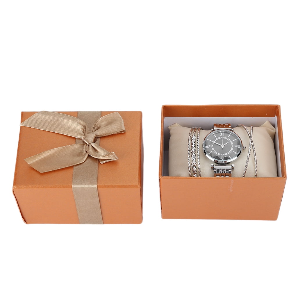 Women Watch Set, Jewelry Gift Set, With Gift Box Fashion Jewelry Gift