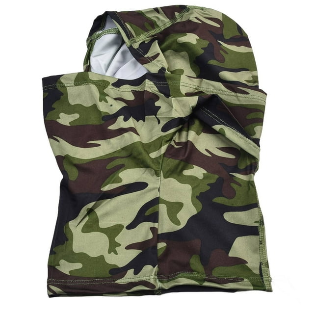 GLFILL Summer Cycling Hood Sun Protection Scarf Helmet Liner Cap Balaclava Breathable Pattern green
