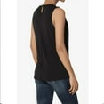 thumbnail image 4 of Femmes S2x Manches Plissé O Col Rond Débardeur Essentiel Stretch Chemisier, 4 of 6
