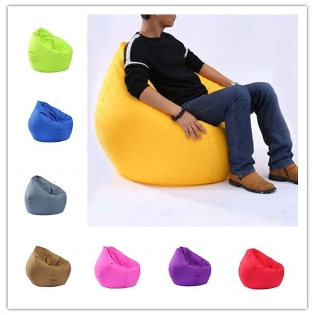 Fauteuil Poire Lounge Non Rempli pour la Maison, Sofa de Repos Doux, Fauteuil Simple Confortable, Mobilier Durable