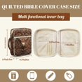 thumbnail image 7 of ZUXONGSY Leather 3D Owl Print Bible Cover for Women Quilted Bible Carrying Case Large ChuZU Bag with Handle Christian Gift for Daily Use, 7 of 7