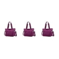 thumbnail image 4 of Wweixi 1/2/3 Sac Fourre-Tout Durable pour Femmes - Imperméable et Résistant à l'Usure, Multiples Poches Violet 3 Pcs, 4 of 6