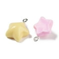 thumbnail image 2 of 100pcs Opaque Resin Pendants with Loop Star 20x16.5x9mm Hole: 2mm, 2 of 3