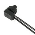 thumbnail image 6 of 12V Waterproof Latching Push Button On-Off Switch with Leads Wire Black Red Black, 6 of 9