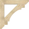 thumbnail image 3 of Ekena Millwork 6"W x 42"D x 42"H Merced Slat Rough Sawn Bracket, Douglas Fir, 3 of 4