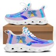thumbnail image 1 of Zapatos planos con cordones y estampado de Santa Lucía para mujer, de verano, de malla transpirable, personalizados, nacionales, para pisos ligeros., 1 of 6